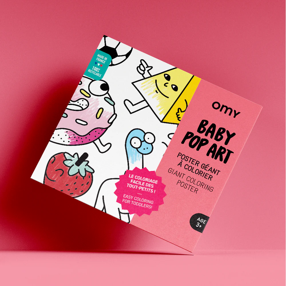 Colour In Poster/Baby Pop Art