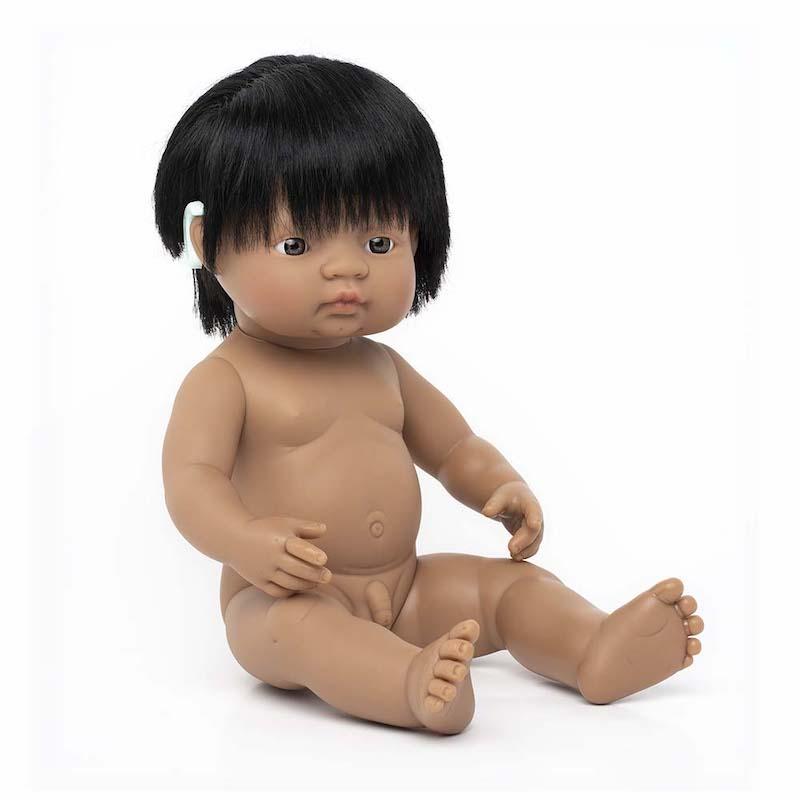 Boy Doll with Hearing Aid