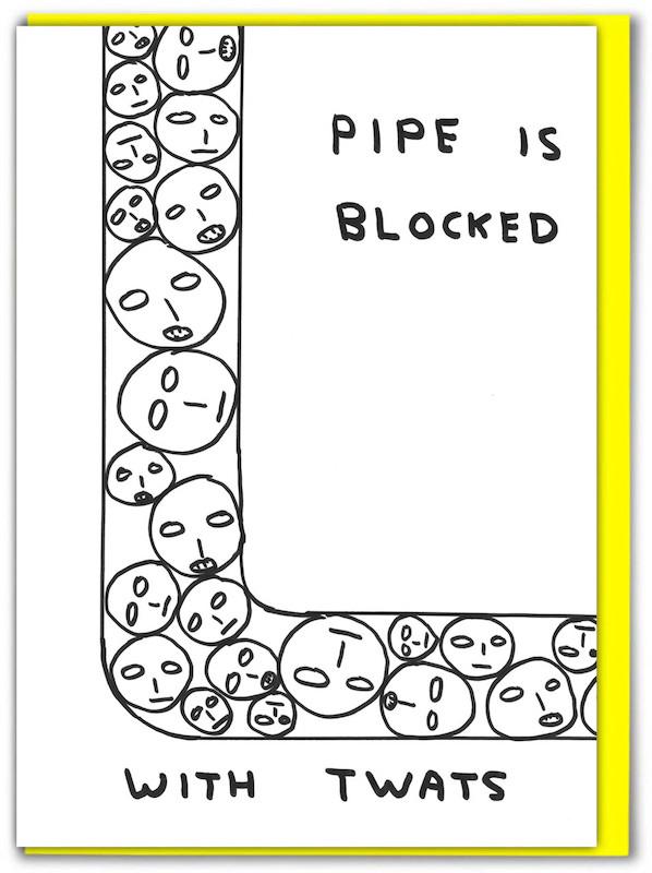 Pipe is Blocked Card