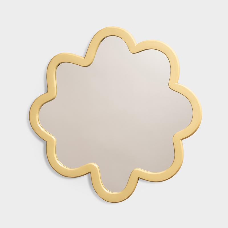 Yellow Funky Mirror