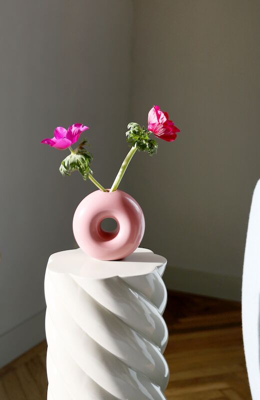 Pink Torus Vase
