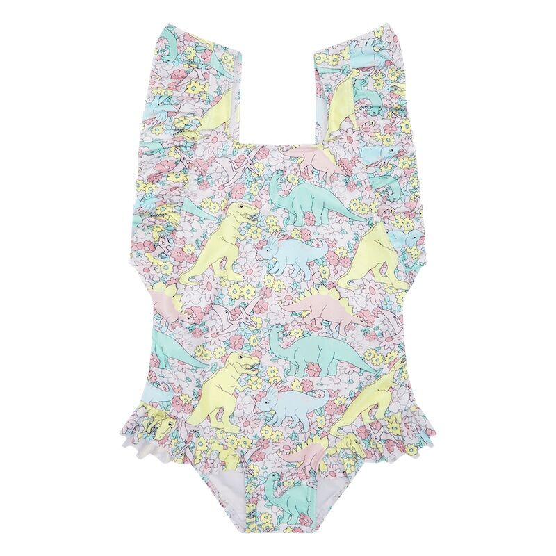 Floral Dino Swimsuit