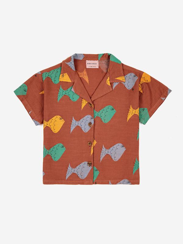 Fish Allover Woven Shirt