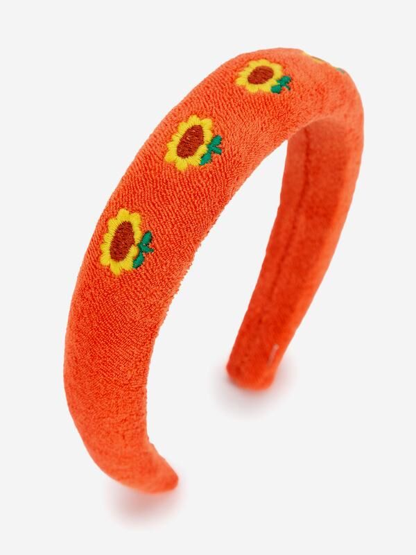 Sunflower Embroidered Headband