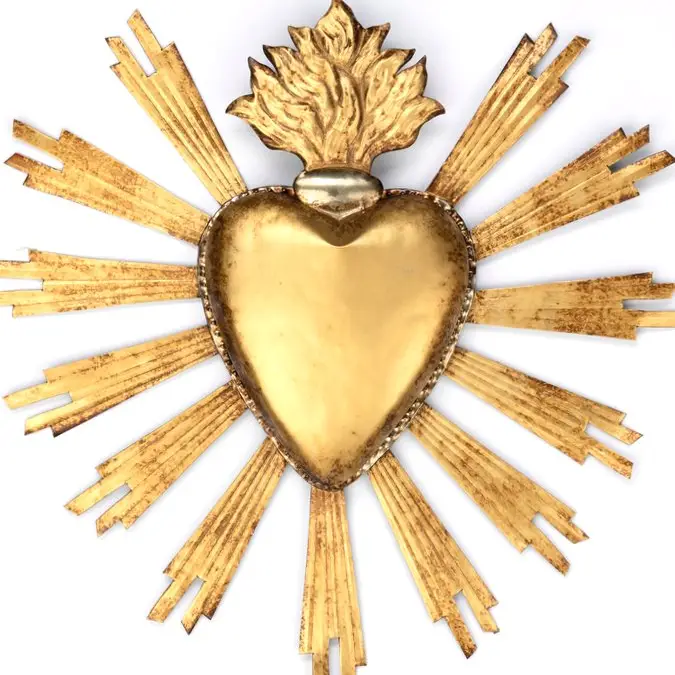 Radiant Heart Decoration/Gold