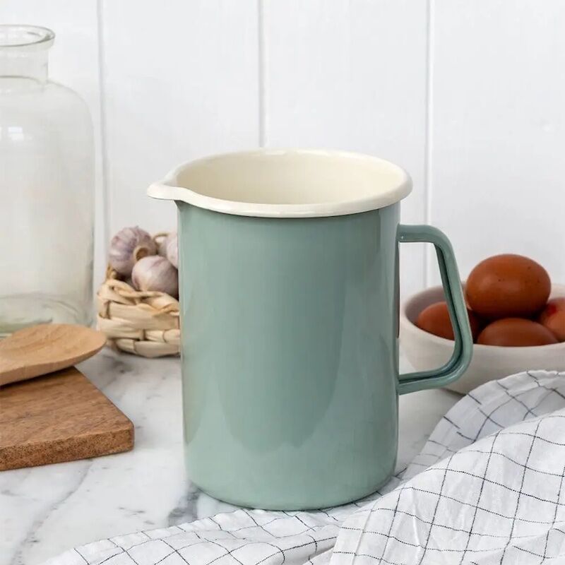 Enamel Jug in Pistachio