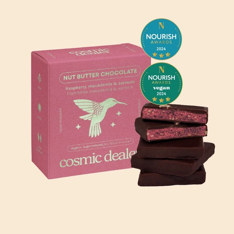 Rasberry & Macadamia Nut Butter Chocolates