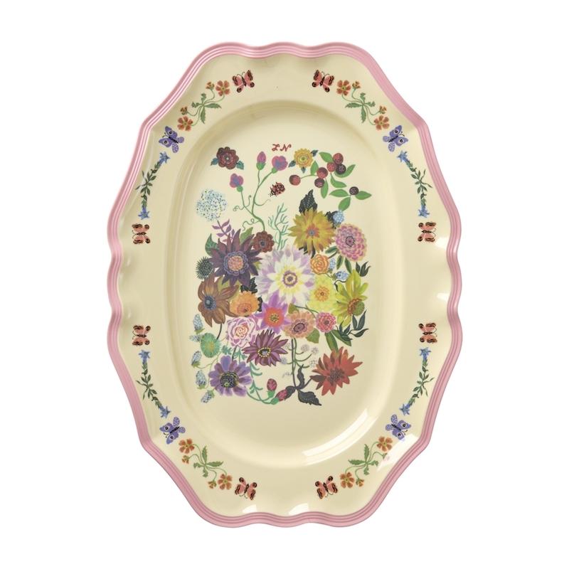 Large Vintage Serving Dish/Nathalie Lété Print