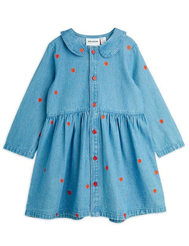 Mini Hearts Woven Dress