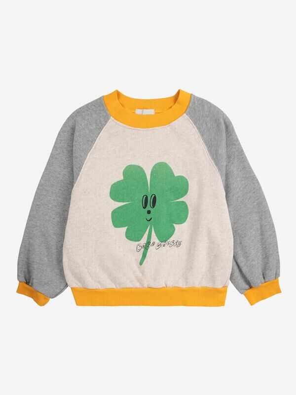 Lucky Clover Raglan Sweatshirt