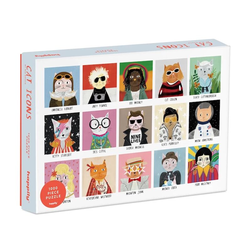 Cat Icons Jigsaw Puzzle