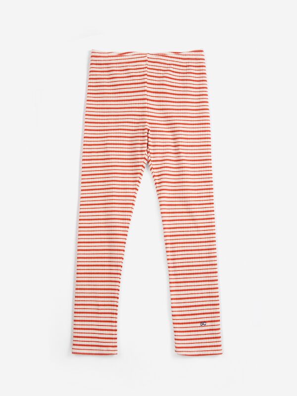 BC Red Striped Leggings
