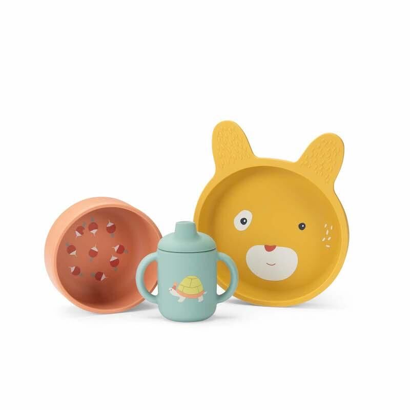 Trois Petit Lapins Baby Dish Set