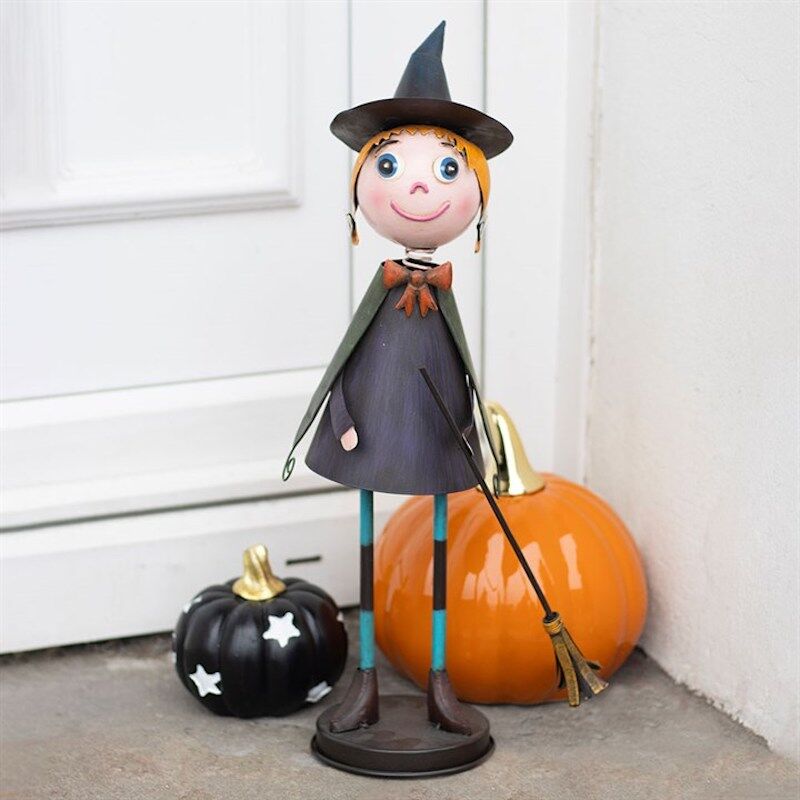 Metal Witch Ornament